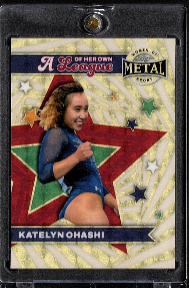 2025 Leaf Women of Sport Katelyn Ohashi ALOHO Super Prismatic Gold 1/1