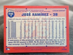 2026 Topps Chrome Refractor ⭐Retro 1991 Topps⭐ #91CB-9 Jose Ramirez 🔥 Guardians