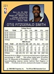 Otis Smith 1990-91 Hoops #221