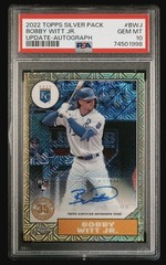 Bobby Witt Jr. 2022 Topps Chrome Rookie RC Auto #/149 T87CA-BWJ PSA 10 Pop 25!