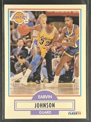 Earvin Magic Johnson #93 1990-91 Fleer Los Angeles Lakers
