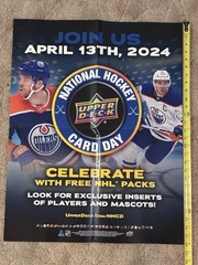 Upper Deck NHL Hockey Home Connor McDavid Conn Smythe Promotional Poster OILERS