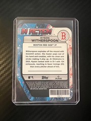 2025 Bowman Draft #BIA-7 Kyson Witherspoon Bowman In Action Mojo Refractor