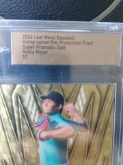 2024 Leaf Metal Baseball Noble Meyer Super Prismatic Gold 1/1