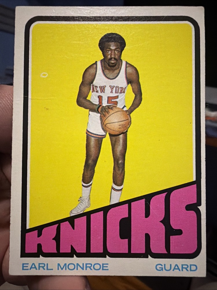 1972-73 Topps – Earl Monroe #73 Very Good Shape See Pics And Description