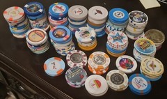 MINT $1-$5 VINTAGE LAS VEGAS CASINO CHIPS
