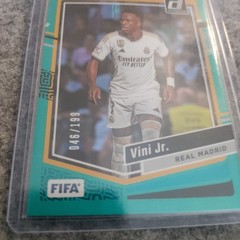 💥 Vini Jr Teal #046/199 2023-24 Donruss FIFA Vinicius Junior #119 Real Madrid