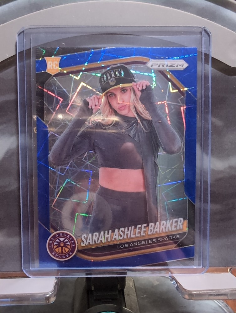 2026 Panini Prizm WNBA – Sarah Ashlee Barker (RC) – #142 – Blue Velocity Prizm