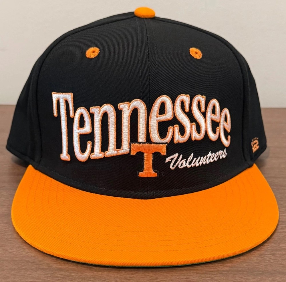 Homefield Tennessee Volunteers Vols Black Orange Retro Snapback Adjustable Hat