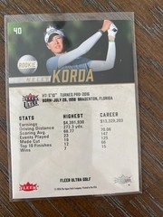 2026 UD Fleer Ultra Golf Choice Base & Rookies RC Complete your set #1-65 Korda