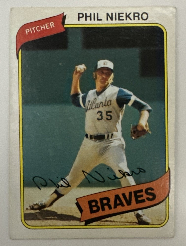 1980 Topps Phil Niekro Braves #245