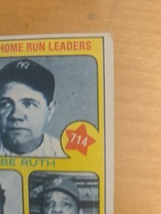 1973 Topps – All-Time Leaders Babe Ruth, Willie Mays, Hank Aaron #1