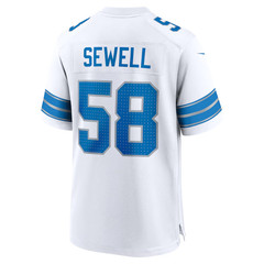 NWT Men&rsquo;s Penei Sewell Black 2nd Alternate Game Jersey – All Stitched