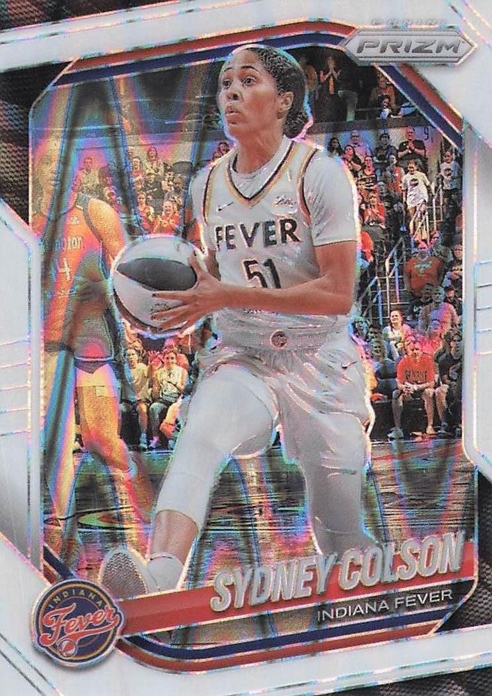 2025 Panini Prizm WNBA #1 Sydney Colson White Seismic Prizms