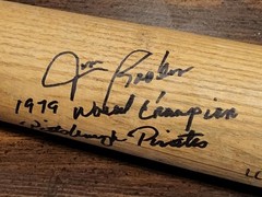 JIM ROOKER Hillerich&Bradsby Game Used Bat 1979 World Series Pittsburgh Pirates