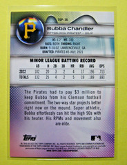 2023 Bowman Platinum TOP-36 Bubba Chandler Emerald Ice Foil /299