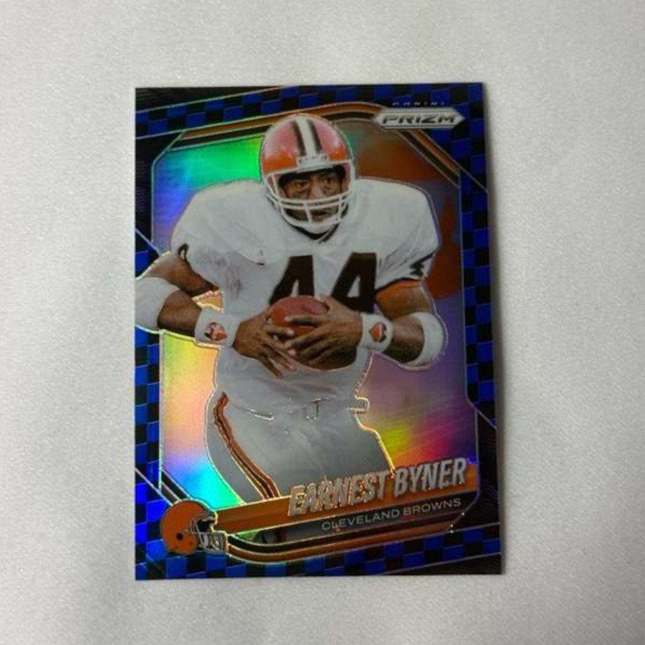 2025 Panini Prizm Earnest Byner Black & Blue Checker #14 NFL