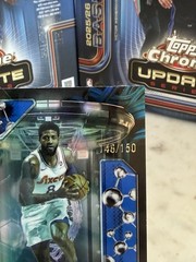 2025-26 Topps Chrome Update Clutch Gene /150 Blue Paul George #CG-3 76ers SP