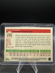 2025 Topps Chrome Platinum #416 Mike Schmidt Toile Rose Gold Refractor /75