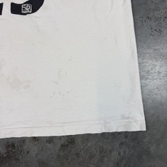 David Beckham T Shirt Mens Large White LA Galaxy Adidas Flaws Preowned