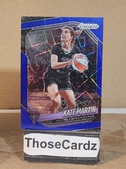 2025 Panini Prizm WNBA Blue Velocity Prizm #97 Kate Martin