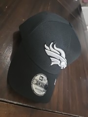 Denver Broncos Logo New era 9forty A Frame Blackout Snapback Hat cap Nwt