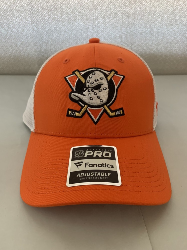 Anaheim Ducks Fanatics Branded Special Edition 2.0 Trucker Adjustable Hat New