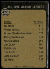 1973 Topps #477 The All-Time Victory Leader – Cy Young