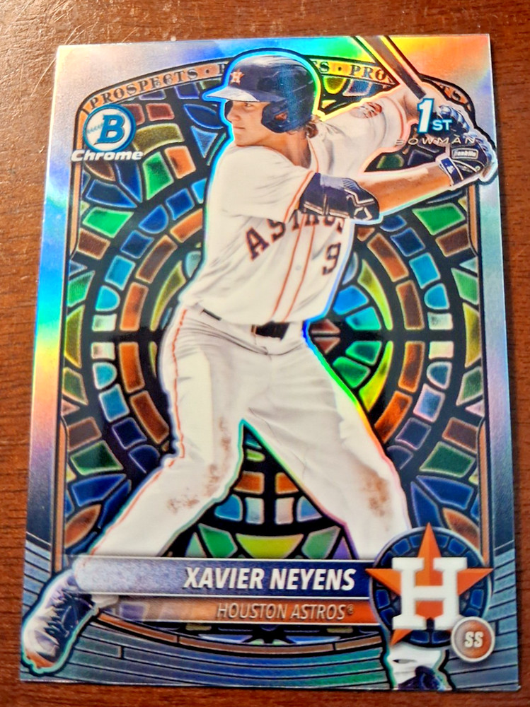 2025 Bowman Chrome Draft Xavier Neyens Etched In Class #BDC-2 SSP Astros