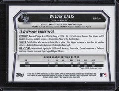 2026 Bowman #BCP-150 Wilder Dalis Chrome Prospects Reptilian Refractor