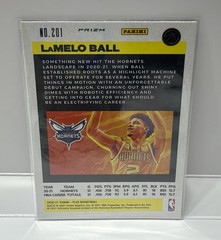 2020-21 Panini Prizm LaMelo Ball Green Prizm RC #278 Hornets