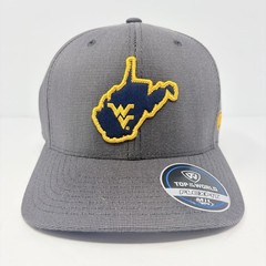 Top Of The World NCAA West Virginia Mountaineers Mens Fitted Hat Cap Size M/L
