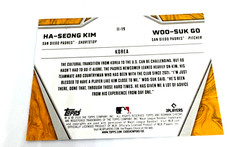 2024 Bowman Chrome Woo-Suk Go Ha-Seong Kim International Impact Impact #II-19