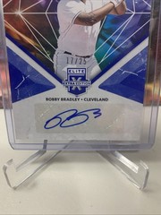 2019 Elite Extra Edition Hidden Gems Blue 17/25 Auto Bobby Bradley RC Guardians