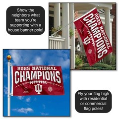 Indiana Hoosiers National Champions 2025 3×5 Flag