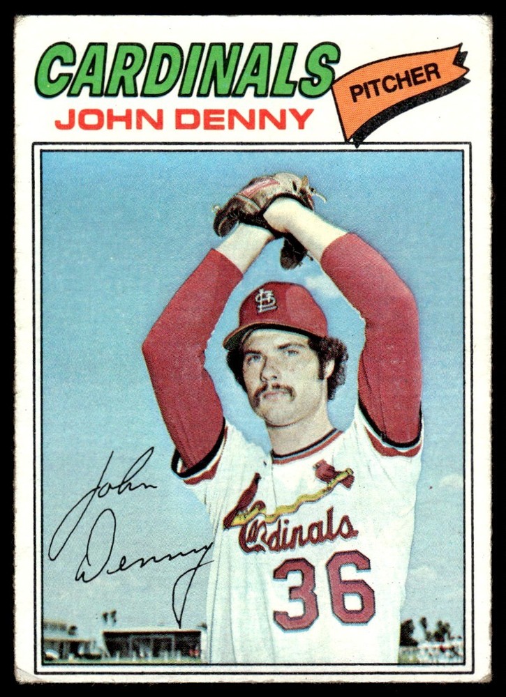 1977 Topps John Denny St. Louis Cardinals #541
