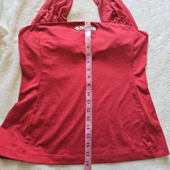 San Francisco 49ers Women Halter Top Large Padded All Sport Couture Red