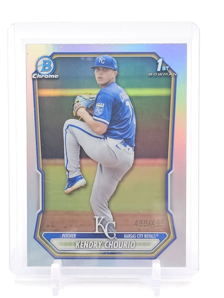 KENDRY CHOURIO 2026 BOWMAN CHROME 1ST REFRACTOR 499/499 #BCP-7 ROYALS Bookend