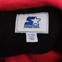 Starter Detroit Red Wings Power Forward Jacket Hoodie Red Black Retro NWT