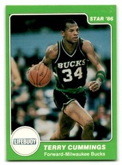1985-86 Star Lifebuoy Milwaukee Bucks and New Jersey Nets 13/13 14/14 Cummings