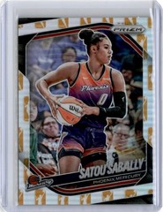 2025 Panini Prizm WNBA #4 Satou Sabally Gold WNBA Logo /10 Phoenix Mercury