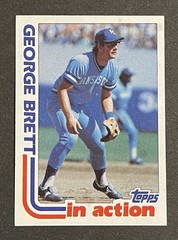 George Brett~Lot of 3~1980 Topps Burger King #13~1981 Topps #700~1982 Topps #201