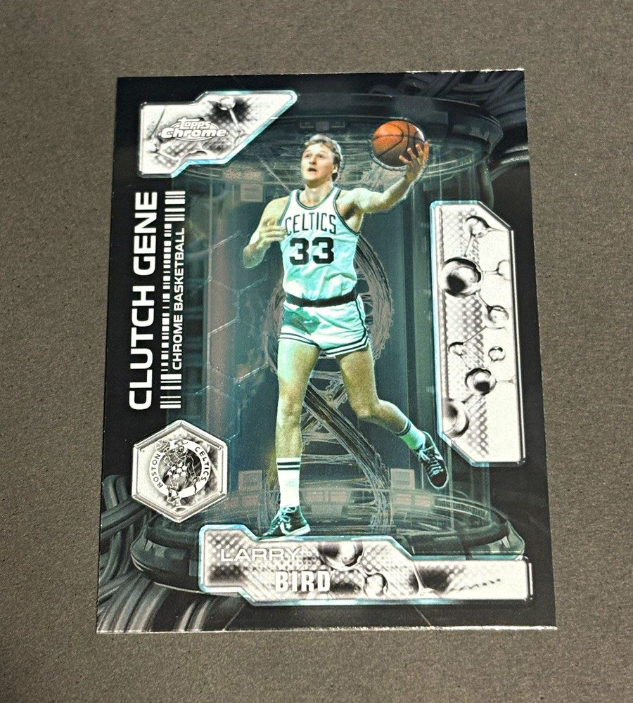 Topps Chrome – 2025-26 Clutch Gene Larry Bird #CG-30 Celtics