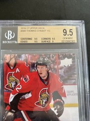 Thomas Chabot 2016-17 Upper Deck Young Guns #488 BGS 9.5 Senators RC NHL
