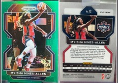 2022 Panini Prizm WNBA – Myisha Hines-Allen #12 Green Prizm