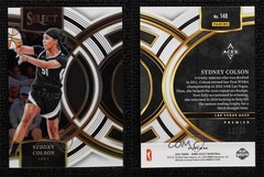 2024 Panini Select WNBA Premier Level White Prizm 26/99 Sydney Colson #148 1c0s