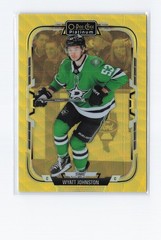 2025-26 O-Pee-Chee Platinum #45 Wyatt Johnston Neon Yellow Surge