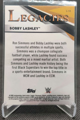 2021 Topps WWE Finest Legacies #L-14 Bobby Lashley Ron Simmons wrestling card