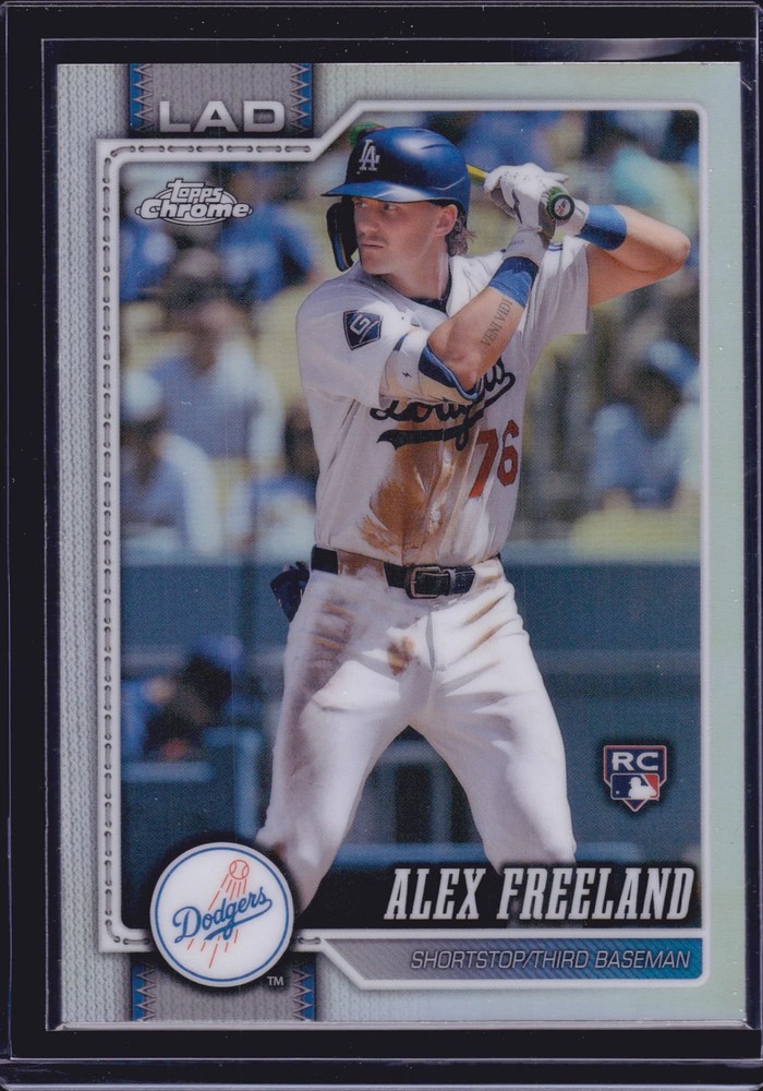 2026 Topps Chrome Alex Freeland #102 Refractor RC