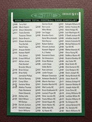 2006 Topps Total Football Checklist #5 of 6